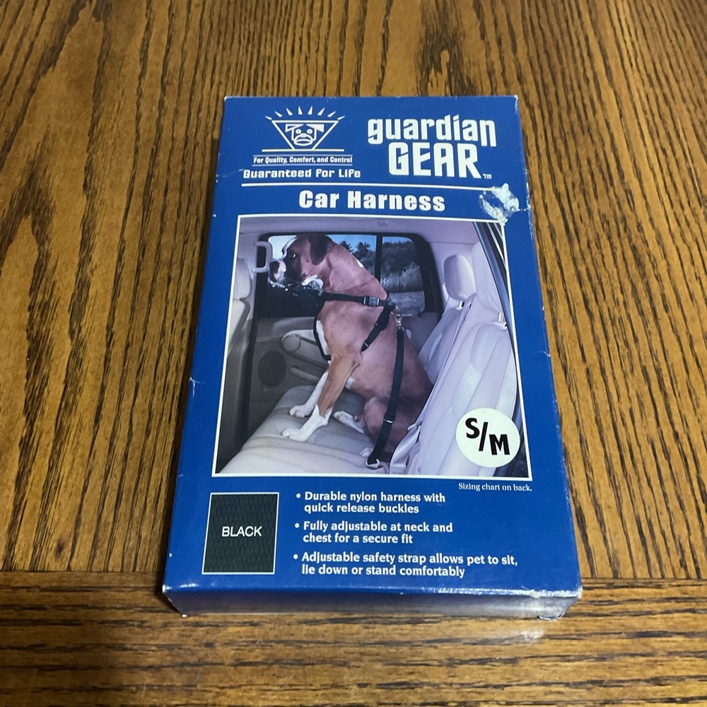 Black Car Harness for Dogs